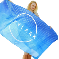 100% Cotton Jacquard Beach Towel Oversized Extra Large Terry Pool and Beach Towel with Custom Embroidered Logo