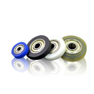 Hoch leistungs last 4 ''5'' 6 ''8'' Zoll Rapid Prototyping Massives Polyurethan Gussrad Kugel Urethan beschichtete Antriebs räder Gummi PU - Product Image 3