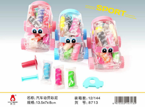 ชุดรถของเล่นดินน้ำมัน 6 สี พร้อมเครื่องมือสำหรับเด็ก 2 ถึง 4 ปี ชุดของเล่นสำหรับเด็กทั้งชายและหญิง - Product Image 3