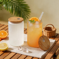Verres à café glacé 16 oz, verres à eau, verres à jus, verres à bière, verres à soda, verres à thé – Gobelets en verre – Entrepôt USA
