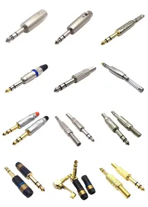 3.5 Mm Adapter Jack 1/4 To 1/8 Gold Plated Female To Male 3.5mm Stereo Mini Jack 3.5mm Plug Connector Stereo 3 Poles Jack 3.5mm