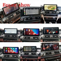 Radio para Auto con GPS y Cámara de Reversa para BMW Serie 5 F10 CIC NBT 10.25/12.3 pulgadas, Carplay, Android Auto, Autoestéreo para Tablero