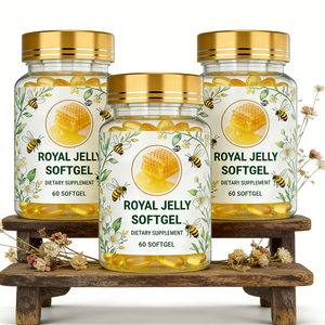 Capsules de gelée <span class=keywords><strong>royale</strong></span> lyophilisée en vrac, 500 mg, 1000 mg, avec logo personnalisé OEM, vente en gros, supplément de gelée <span class=keywords><strong>royale</strong></span> en gélules molles - Product Image 1