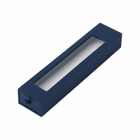 Boîte à collier personnalisable de luxe avec doublure en éponge Stratification mate en carton de 2mm d'épaisseur