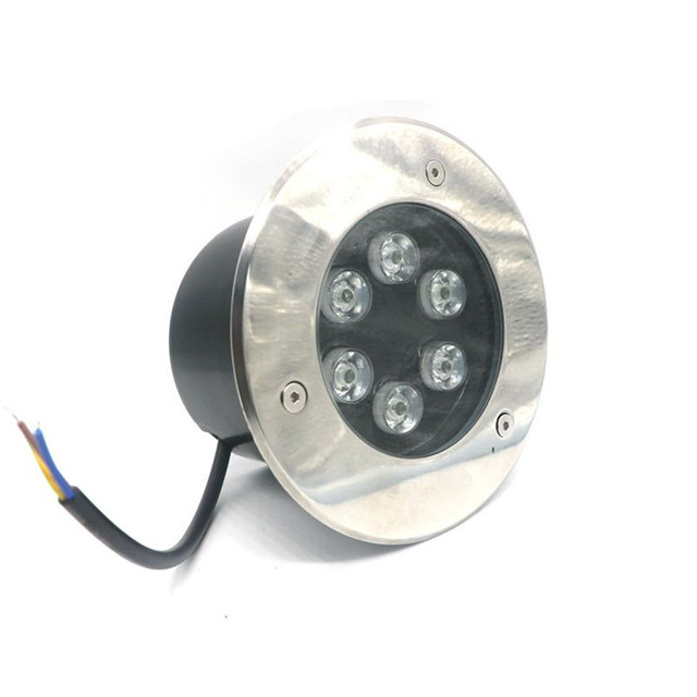 Waterproof Ip65 Outdoor Square Round 1W 3W 5W 10W Buried Path Floor Spotlight Recessed RGB Led Lamp Garden Underground Lights