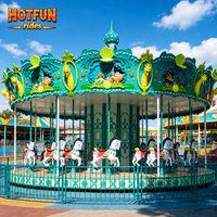 Manège de carrousel marin de grande taille à 36 places, attraction de fête foraine, carrousel de chevaux pleine grandeur à vendre