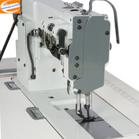 Prix de gros Machine de fabrication de courroies en cuir à triple transport Machines à coudre industrielles à pied pour l'intérieur de l'automobile