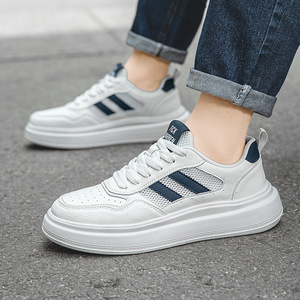 Nuevos Zapatos Deportivos <span class=keywords><strong>de</strong></span> Malla Transpirable para Hombre, Estilo Casual, Color <span class=keywords><strong>Blanco</strong></span>, para Verano - Product Image 4
