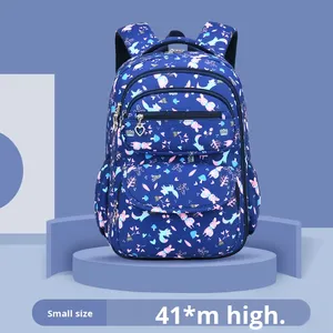 <span class=keywords><strong>Sac</strong></span> à <span class=keywords><strong>dos</strong></span> double épaule ultra-léger pour filles d'école primaire, motif porte de réfrigérateur de dessin animé, respirant et imperméable - Product Image 6