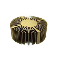Profilé d'extrusion en alliage d'aluminium sur mesure pour dissipateur thermique avec usinage CNC, série 6000, tempérage T1-T6, services de découpe disponibles