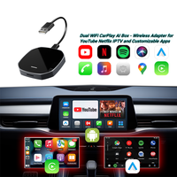 Adaptador Inalámbrico PhoebusLink FB2 para CarPlay y Android Auto con Android 12, Bluetooth, Wi-Fi de 2.4/5GHz, Compatible Universalmente