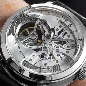 Reloj de Pulsera Mecánico Automático para Hombre, con Logotipo Personalizado, de Acero Inoxidable 316L, con Rueda de Equilibrio <span class=keywords><strong>a</strong></span> <span class=keywords><strong>las</strong></span> 9 en Punto, Fabricante OEM - Product Image 3