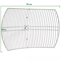 Antenne parabolique Arronna T624103 5,8 GHz 24 dBi multibande Wifi/WiMax/5G à gain élevé, polarisation verticale 600x900mm N-Femelle 1.5