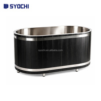 Baignoire de récupération en acier inoxydable pour bain froid, équipement de spa bien-être intérieur/extérieur avec refroidisseur pour bain de glace