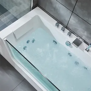 浴缸按摩简单便宜的矩形浴缸