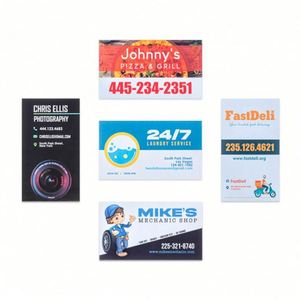 Aimants de réfrigérateur imprimés à bas prix en Chine, aimants promotionnels pour cartes de visite Sydney avec dépliant DL et logo personnalisé - Product Image 4