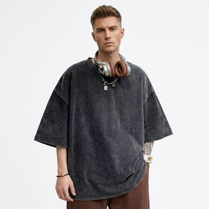 <span class=keywords><strong>Ropa</strong></span> de Hombre, Camisetas Streetwear, Camisetas Vintage de Alta Calidad, Camisetas Deportivas Retro Lavadas, Camisetas con Logotipo Personalizado, Camisetas con Impresión 3D para Hombre - Product Image 2