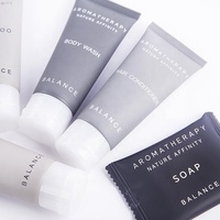 Ensemble d'équipements hôteliers de qualité supérieure Shampooing et revitalisant pour salle de bain pour articles de toilette et articles essentiels
