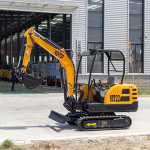 รถขุดขนาดเล็ก รุ่น HT-22 แบบมีห้องโดยสาร (อุปกรณ์เสริม) ระบบไฮดรอลิก ตีนตะขาบ น้ำหนัก 2.2 ตัน เครื่องยนต์ EPA สำหรับงานรื้อถอนภายในอาคาร - Product Image 3