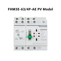 Contrôleur de commutation automatique (ATS) FHM3-63A 4P 2P 220V 40A 50A 63A pour générateur, type PC
