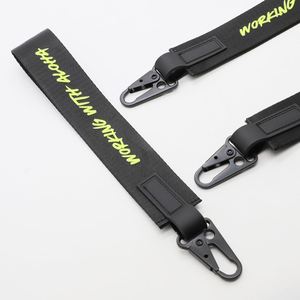 Factory Direct Wholesale Custom Trendy Brand Short Lanyard with Eagle Beak Hook Horror Culture Promotional Lanyard Keychain - Product Image 4