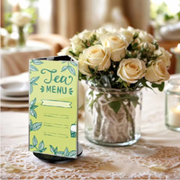 Support de signalisation publicitaire rotatif à 3 faces en acrylique, présentoir de menu écologique pour restaurants, utilisation sur table de bureau, personnalisable