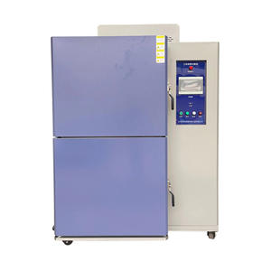 De Kamer Van De Koude En Hitteschoktest Is Een Opgeschorte Kamer Van Het Mandtype Met Twee Dozen Met Snelle Temperatuuromschakeling - Product Image 2