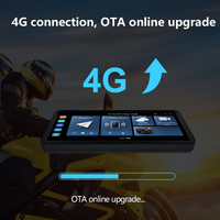 Reproductor Multimedia para Motocicleta con Pantalla Táctil Inalámbrica de 6.3 Pulgadas, Compatible con Carplay y Android Auto, para Motocicleta