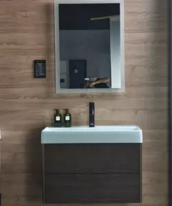 호화스러운 한 지면 서 있는 현대 72 인치 목욕탕 내각 거울과 shelve를 가진 두 배 세척 물동이 수채 허영