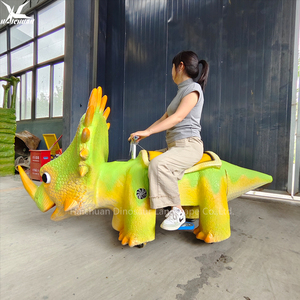 Xe ô tô đồ chơi khủng long điện hoạt hình điều khiển bằng pin 24V, 5 bánh chịu mài mòn, dành cho trẻ em, đang bán - Product Image 4