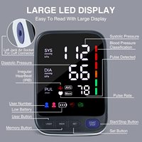 Tensiomètre numérique de haute qualité, prix de gros direct usine, 2x120 groupes, affichage LED, batterie amovible