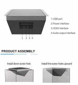 Smart Wifi Tv HD 4K 1080p Home Theater Android Proyector de vídeo portátil Último Full <span class=keywords><strong>Mini</strong></span> Teléfono inalámbrico Proyector - Product Image 4