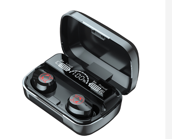 Беспроводные наушники M23 TWS v5.1 с сенсорным управлением, водонепроницаемые спортивные наушники со светодиодным дисплеем, гарнитура с микрофоном