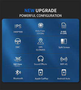 Últimas 12,8 polegadas Ultrathin moldura estreita para BMW F30 F31 F32 F33 F34 F36 Carplay portátil para tela do carro - Product Image 2