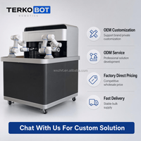 Robot collaboratif double bras CR3 pour machine à café latte automatique, robot pour latte art pour café, centre commercial, bureau, kiosque à café autonome