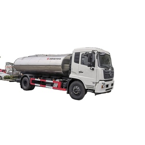 Camion-citerne à lait de 15 m³ - Camion de stockage et de transport de lait Dongfeng équipé d'un réservoir en acier inoxydable pour garder le lait frais - Product Image 2