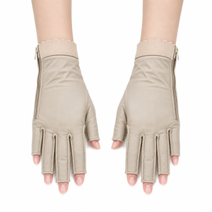 Gants <span class=keywords><strong>de</strong></span> compression thérapeutiques à doigts ouverts pour l'arthrite, l'œdème, le gonflement, le soulagement <span class=keywords><strong>de</strong></span> la douleur et le soutien des mains pour les activités quotidiennes - Product Image 3