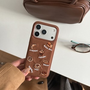 Custodia per telefono ricamata a forma di croissant XP1271 compatibile con Apple 17 <span class=keywords><strong>PRO</strong></span> MAX, nuova custodia a copertura totale con cartoni animati per <span class=keywords><strong>iPhone</strong></span> 16/15 <span class=keywords><strong>PRO</strong></span>/<span class=keywords><strong>14</strong></span> <span class=keywords><strong>PRO</strong></span> - Product Image 3