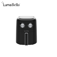 Friteuse à air électrique Sokany 1250W, capacité familiale 5L en plastique, commande à double bouton, cuisson rapide et saine