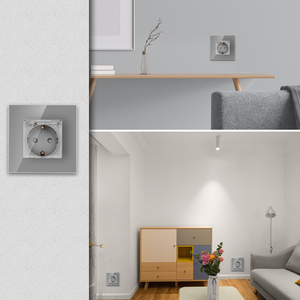 Touchmi all'ingrosso <span class=keywords><strong>presa</strong></span> <span class=keywords><strong>a</strong></span> muro per la casa intelligente WiFi e interruttore conveniente sicura <span class=keywords><strong>presa</strong></span> per la Germania 16A Standard 250v Max. Voltaggio - Product Image 2