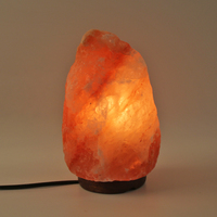 Lampe de sel de l'Himalaya sculptée en forme d'ange, purificateur d'air ionique, lumière ambrée chaude, lampe de table pour spa et décoration intérieure