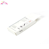 Boîte d'emballage en carton blanc mat imperméable personnalisée en gros pour produits électroniques, écouteurs, câble de données USB