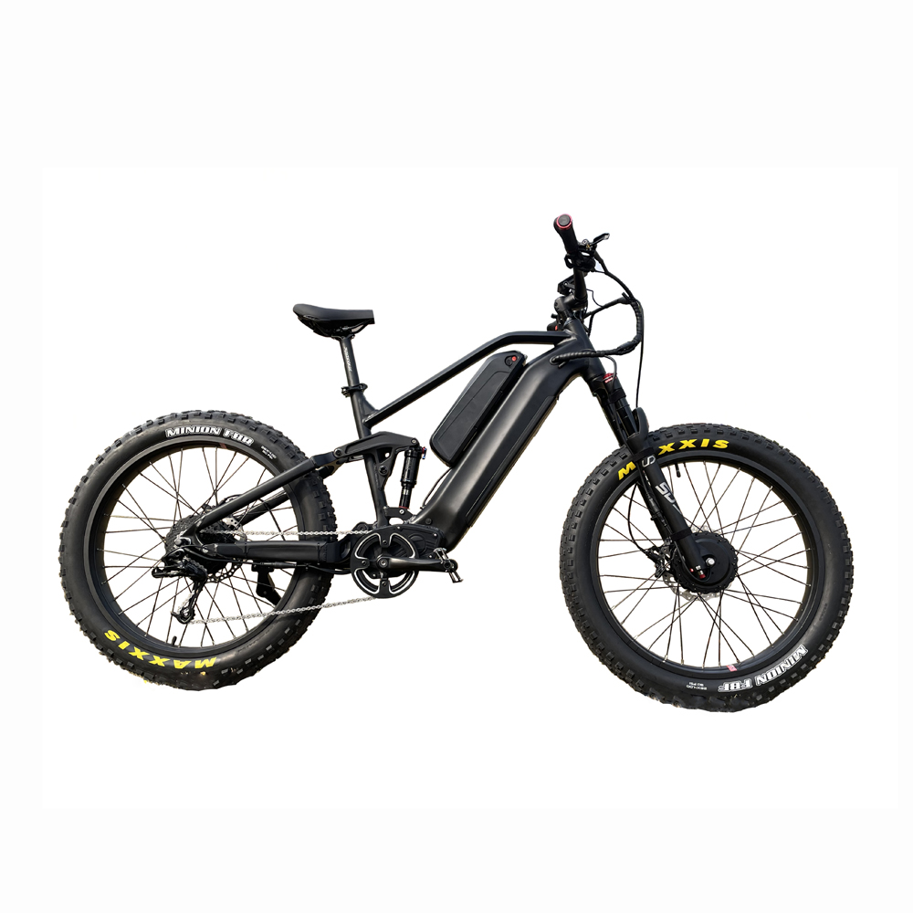 Встроенный аккумулятор bafang G06 48 в 750 Вт, двухмоторный велосипед 1500 Вт, задний шок, полная подвеска, толстая шина, внедорожный Электрический велосипед-внедорожник