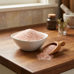 Sal comestible de alta calidad, rica en minerales, grano de cristal natural, sal del Himalaya comestible para cocinar con abundantes minerales. - Product Image 1