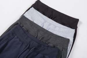 Herren Sport-Jogginghose aus Baumwolle mit Individuellem Logo-Druck, Trainingsanzug, Stacked Sweatpants - Product Image 5