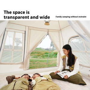 Tenda da <span class=keywords><strong>Campeggio</strong></span> Portatile Automatica Pieghevole Impermeabile in Oxford Rinforzato con Tenda Integrata per Esterni - Product Image 5