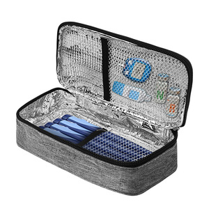 Insulin <b>Cooling</b> Pack Portable Travel Case Neoprene Zipper Closure Medical Storage <b>Bag</b> - Product Image 1