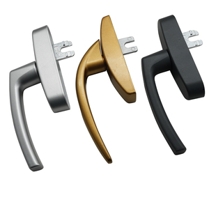 Poignée de fenêtre <span class=keywords><strong>oscillo</strong></span>-battante en alliage d'aluminium, revêtement par pulvérisation, T300 T500, avec verrouillage, disponible en 7 couleurs pour fenêtres à rupture de pont thermique - Product Image 3