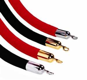 Barriera della corda del montante del velluto della corda dei montanti neri di alta qualità di vendita calda - Product Image 4