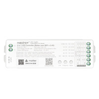 Contrôleur LED Miboxer ML5 Matter Over WiFi DC12-48V 2.4G 5 en 1 RGBCCT pour bande LED, contrôleur RF